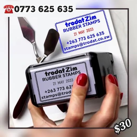 Stamps Rubber Stamps Date Stamps or Self Inking for sale in Harare Bulawayo Zimbabwe